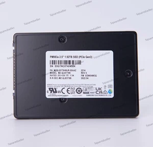 Samsung PM983a 1.92TB SSD U.2 2.5" PCIe Gen3 MZ-QLB1T9B MZQLB1T9HBJR-00AAZ - Picture 1 of 4