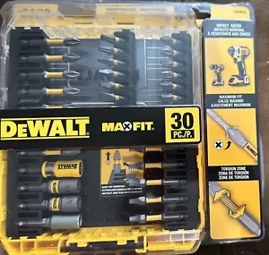 Dewalt MAXFIT Impact Rated Screwdriving 30 Piece Bit Set with Sleeve and Case - Picture 1 of 1