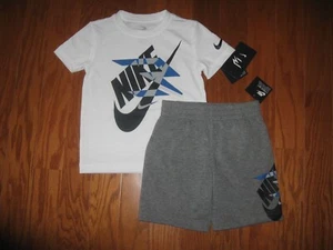 Nike 2 Piece T-Shirt & Shorts Set Boys Size 7 NWT - Picture 1 of 2