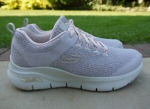 Womens SKECHERS Arch-Fit Infinite Adventure TRAINERS Shoes UK 4 Beige New/Unused