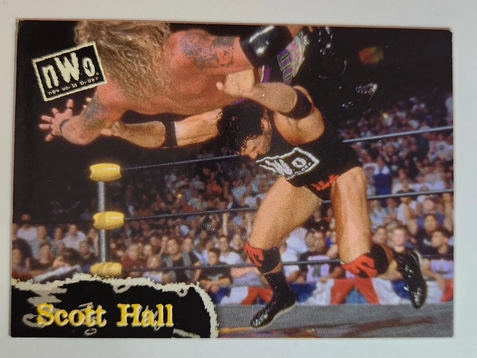 1998 Topps WCW/NWO Wrestling #10 "SCOTT HALL" RAZOR RAMON - Image 1 of 2