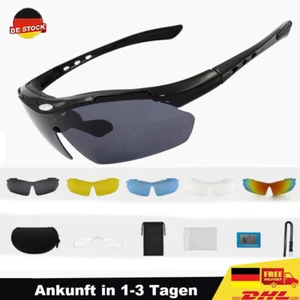 Polarized Cycling Eyewear UV400 Sports Sunglasses Bike Glasses 5 Colors Set - Bild 1 von 11
