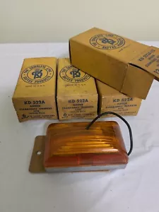 NOS Lot of 4 KD 522A Amber Oblong Marker Light - 1-12 Volt, 3-6 Volt - Picture 1 of 5