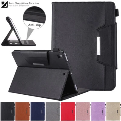 For iPad Pro 1st 2nd 3rd 4th 5th 6th Generation 11in 12.9 in Leather Smart Case - Image 1 of 4