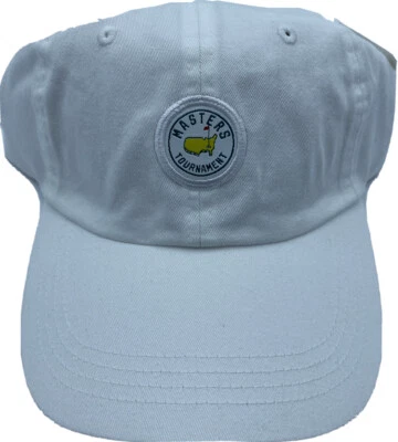 2022 MASTERS WHITE CIRCLE PATCH COTTON HAT AUGUSTA NATIONAL GOLF NEW - Imagem 1 de 4