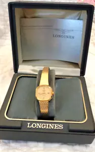 VINTAGE LONGINES DAMEN PRÄSENTATIONS ARMBANDUHR IN OVP ~ S - Bild 1 von 6