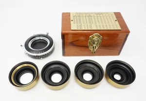 Wisner Convertible Plasmat Master Set mit Copal No 3 Shutter Großformatobjektiv - Bild 1 von 6