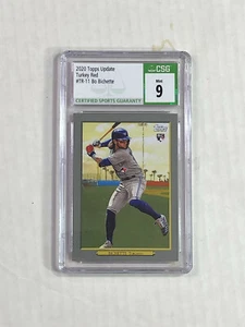 BO BICHETTE 2020 Topps Turkey Red Update SP RC #TR-11! CSG MINT 9! HUGE SALE! - Picture 1 of 3