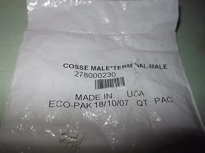 NOS OEM Can-Am Electrical Terminal Male Connection Qty.2 # 278000230 - Image 1 of 4