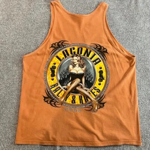 Rare vintage 2003 Laconia NH Bike Week tank top mens L - Picture 1 of 8