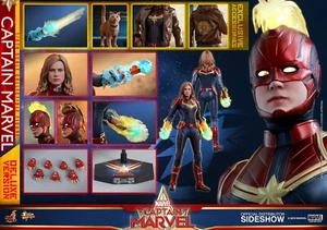 Captain Marvel Movie Masterpiece Action Figure 1/6 Captain Marvel Deluxe Ver. 29 - Foto 1 di 1