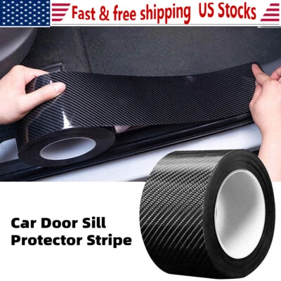 3D For Volkswagen Car Door Plate Sill Scuff Anti Scratch Decal Sticker Protector - Image 1 of 4