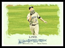 2010 Allen & Ginter 1 Adam Lind   Toronto Blue Jays  Baseball Card