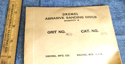 🇺🇸¡NUEVO! NOS DISCO DREMEL 4", Cantidad. (6), #4229 PAPEL DE LIJA ÓXIDO DE ALUMINIO 150 grano Foto 1 de 4