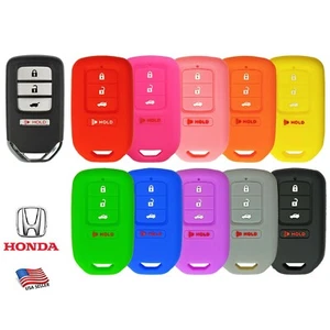Silicone Protective Rubber Keyless Remote Fob Smart Key Cover Case For Honda - Bild 1 von 1