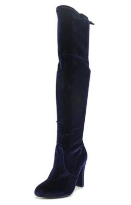 Botas femininas Steve Madden lindas azul marinho tamanho 9 M - Imagem 1 de 4