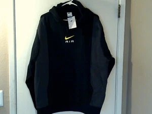 NUEVO NIKE SPORTSWEAR "Air Max Fleece PO Hoodie" HOMBRE NEGRO GRIS XL FV0167-010 - Imagen 1 de 9
