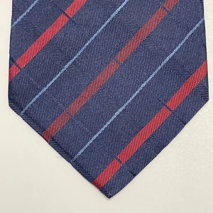 TIFFANY & CO. Herren Krawatte blau rot klassisch gestreift 58L 3,75W ITALIEN NEUWERTIG Einzelhandel - $180 - Bild 1 von 11