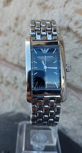 Men's Genuine Emporio Armani Dress Watch AR0115. New Battery. Original Strap. - Picture 1 of 12