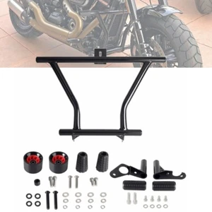 Front Rear Highway Peg Frame Crash Bar For Harley Softail Low Rider FXLR 2018-20 - Bild 1 von 9