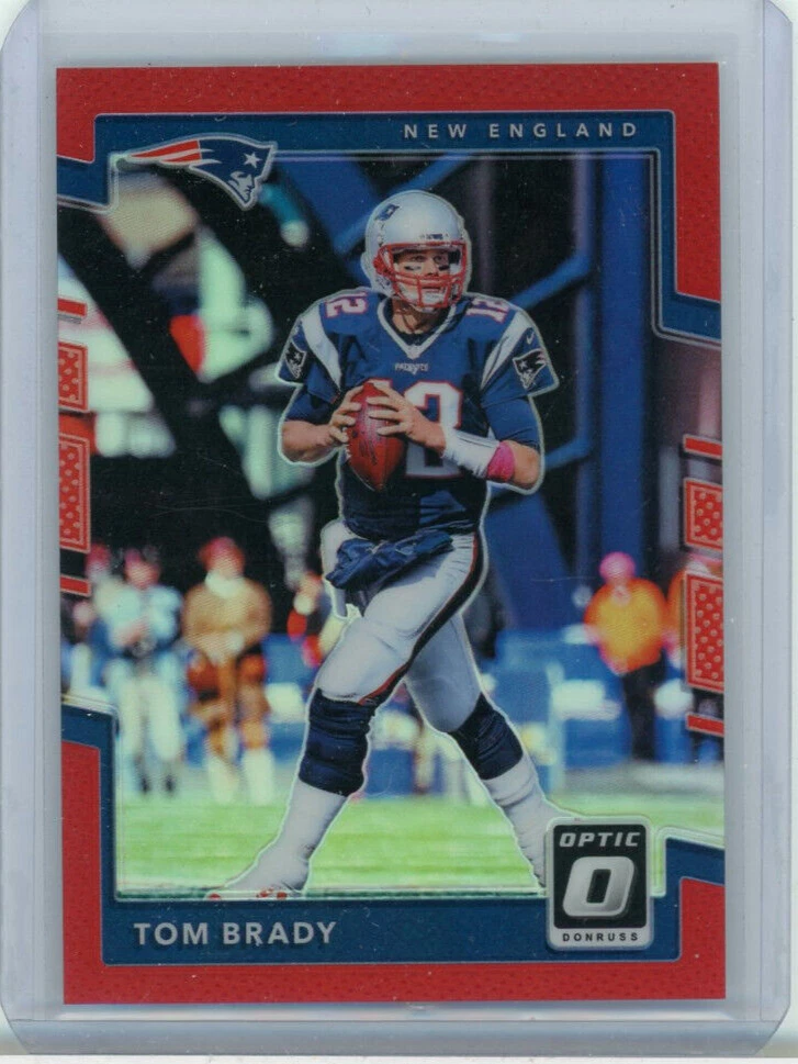 2017 Panini Donruss Optic Tom Brady Red Prizm 19/99 #1 Patriots