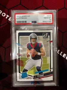 2023 Panini Donruss - Rated Rookie #339 C.J. Stroud (RC) PSA 10!! - Picture 1 of 2