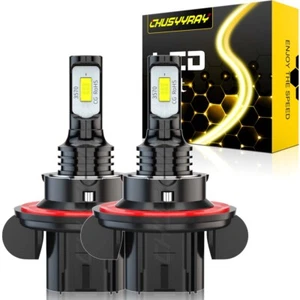 2X 9008/H13 Conversion Car Front Light Bulbs H/L Dual For Nissan Leaf NV3500 - Picture 1 of 11