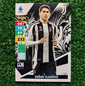 CARD ADRENALYN XL CALCIATORI PANINI 2024/25 JUVENTUS N°180 VLAHOVIC CARTA 2025⚽️ - Picture 1 of 1