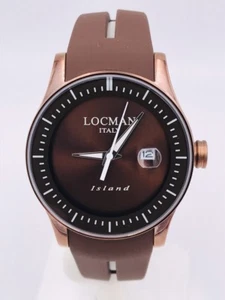 Locman Island Watch Data Rubber/Titanium 40Mm 600Bb/280 Discounted New - Picture 1 of 8