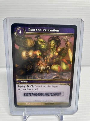 World of Warcraft Rest and Relaxtion Loot Card "Scratched" Dark Portal Loot 1/3 - Image 1 of 2