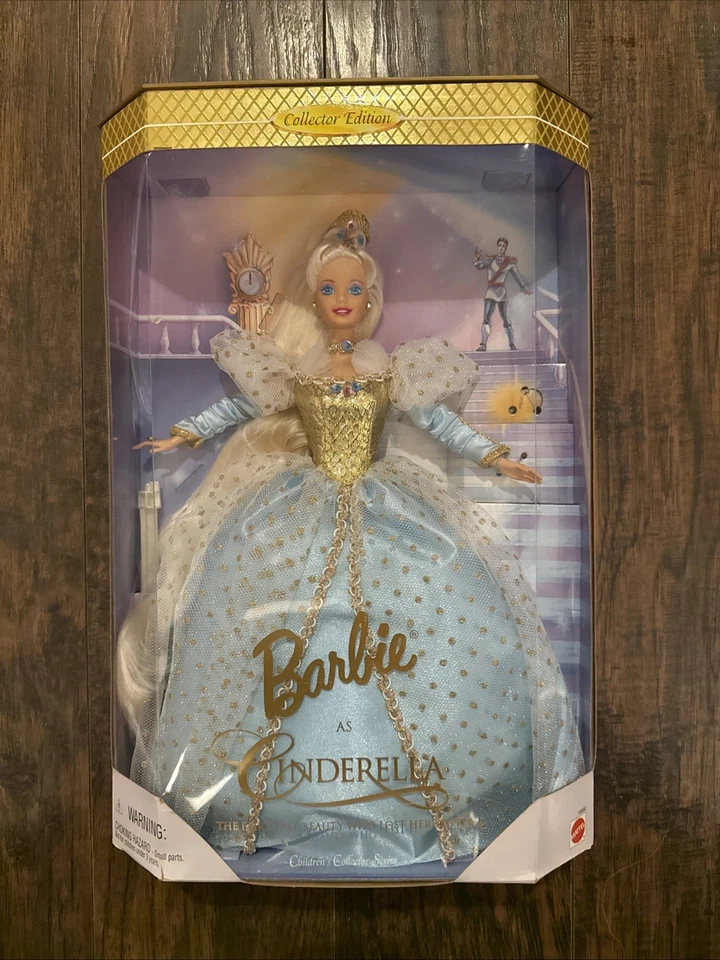 Barbie Doll Cinderella Princess Childrens Collector Series 1996 Mattel 16900