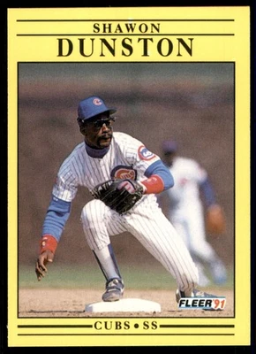 1991 Fleer #420 Shawon Dunston - Image 1 of 2