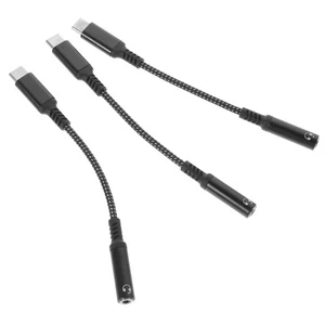 3 Pcs Type-C Headphone Adapter Cable Usb-c to Jack for Headphones - Picture 1 of 12