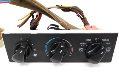 1 cabo Ford 1992 1996 F150 F250 A/C interruptor de controle de aquecedor de temperatura 1994 V31 - Imagem 1 de 4