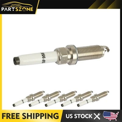 Juego de 6 bujías de iridio para Mercedes-Benz C43 AMG 3,5 L SL450 3,0 L 2017-2020 Foto 1 de 4