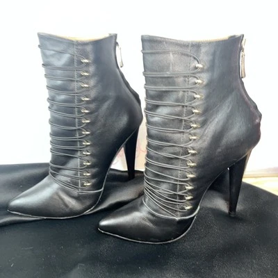 "Botín negro Zigi Girl 5"" talla 7" Foto 1 de 4