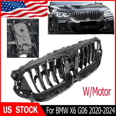 Front Radiator Grille Active Air Shutter 51138081415 For BMW X6 G06 2020-2024 - Image 1 of 4