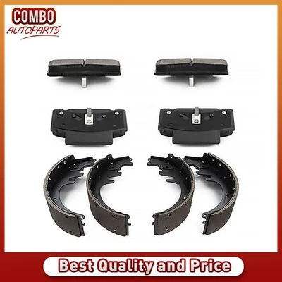 Front & Rear Brake Pads Drum Shoes fits 2000 1994 1995 1996 1997 Chevrolet C3500 Foto 1 de 4