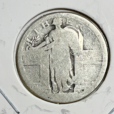 1917 Silver Standing Liberty Quarter Type 1 Variety San Francisco Mint SLQ - Image 1 of 4