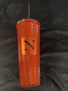 Vaso Starbucks Nuevo Rojo Tachonado Northeastern University Edición Limitada N 24oz - Imagen 1 de 6