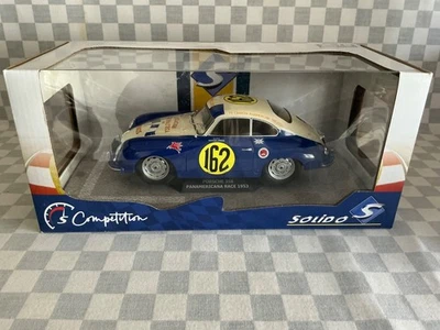 1/18 SOLIDO S1802803 PORSCHE 356 PANAMERICANA RACE 1953 M.LIPPMAN # 162 - Image 1 of 4