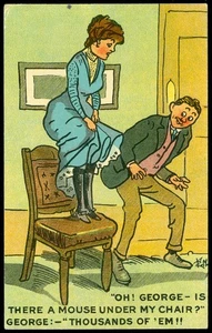 AD COMEDY CARD - HAUGER'S CLOTHES - Picture 1 of 1