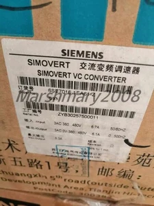 6SE7 016-1EA61-Z NUEVO CONVERTIDOR DE CONTROL UNIDAD COMPACTA SIEMENS 6SE7016-1EA61-Z - Imagen 1 de 3