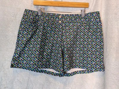 Pantalones cortos de golf Slazenger para mujer talla 14 grandes multicolores bolsillos geométricos  Foto 1 de 4