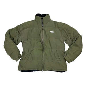 PUFFA Vintage 90s Y2K Puffer Jacket XL Down Feather Quilted Padded Coat 1990s - Picture 1 of 11