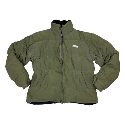 PUFFA Vintage 90s Y2K Puffer Jacket XL Down Feather Quilted Padded Coat 1990s - Image 1 of 4