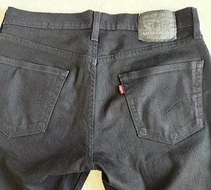 Levis 527 Jeans Mens 32x34 Black Slim Fit Bootcut Classic Casual Western Cowboy - Picture 1 of 10
