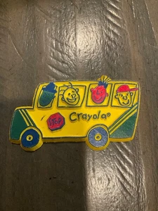 Crayola Schulbus Gummi Kühlschrankmagnet - Bild 1 von 2