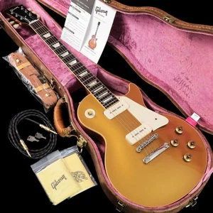 Gibson Custom Shop 1956 Les Paul Gold Top Reissue Used Electric Guitar - Picture 1 of 10