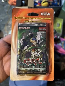Yugioh Booster Legendary Dualists Synchro Storm +15 Cards, Guaranteed Rare/ Foil - Picture 1 of 2